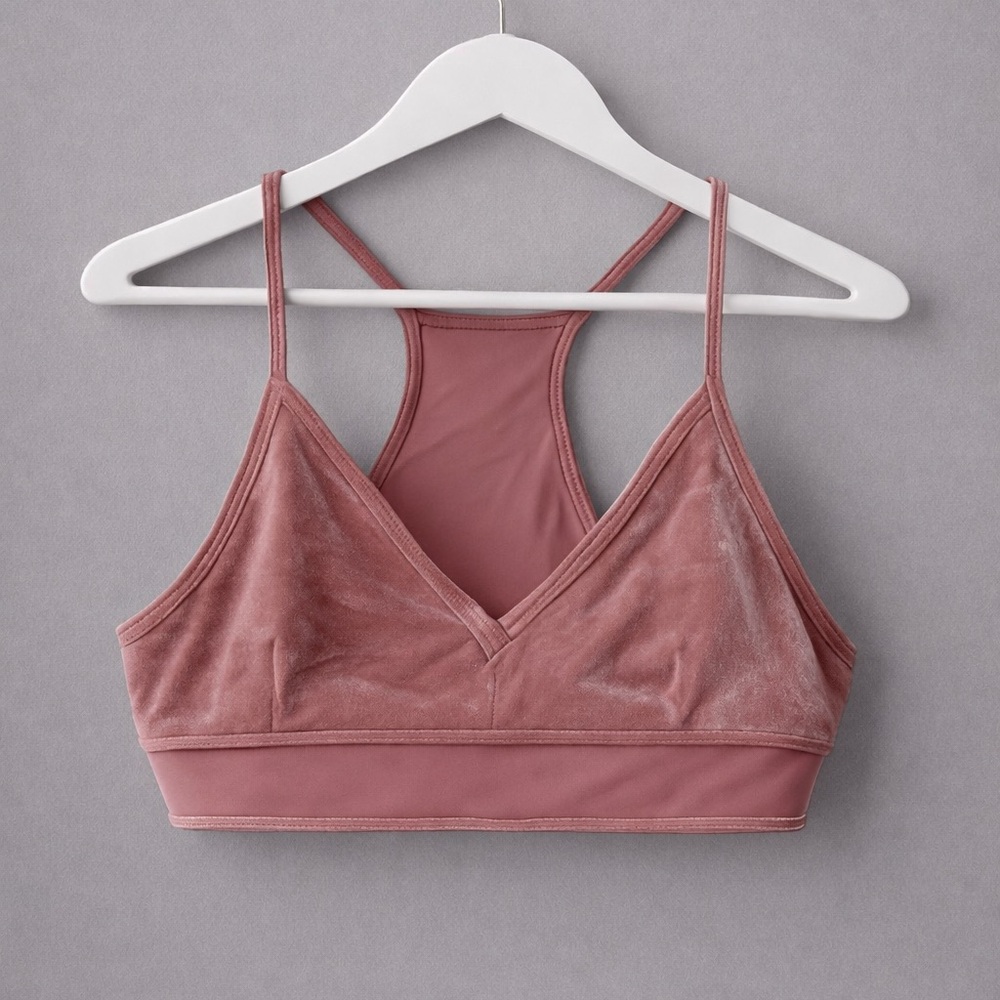 ALO velour sports bra